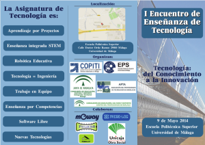 Encuentro de Enseñanza de Tecnología 2014 Málaga